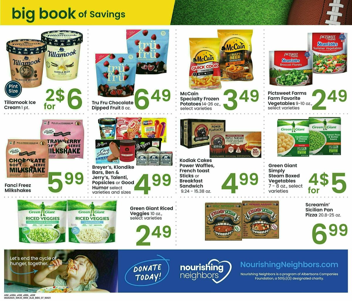 Albertsons Big Book of Savings Weekly Ad from August 26