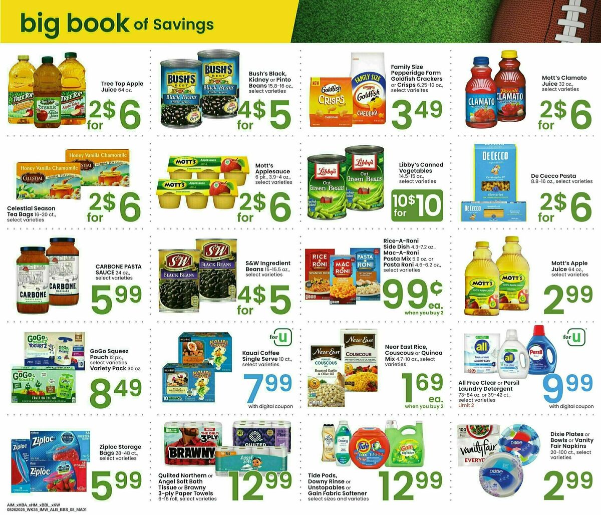 Albertsons Big Book of Savings Weekly Ad from August 26