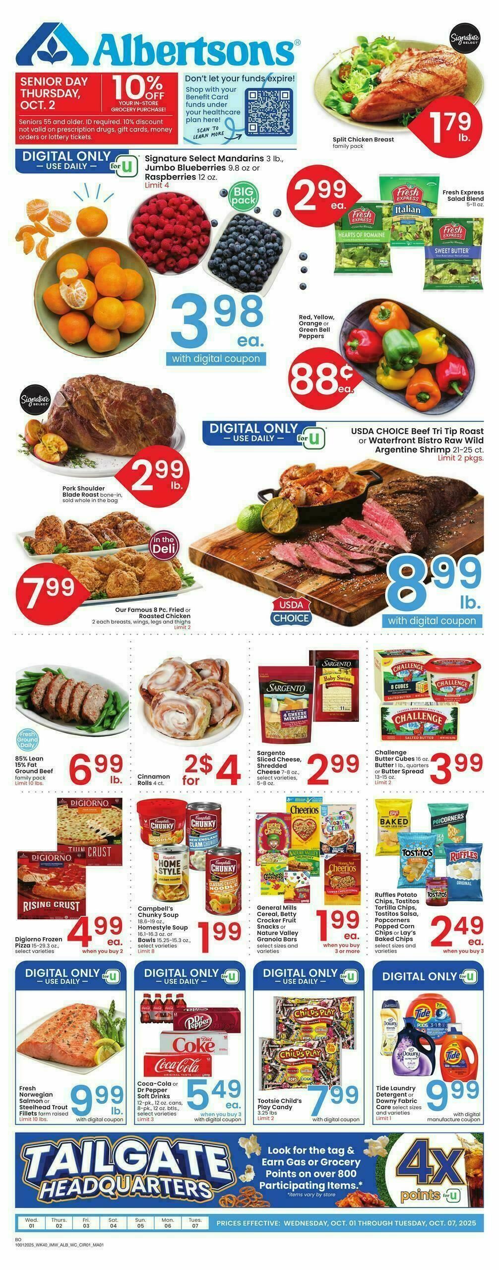 Albertsons Weekly Ad from October 1