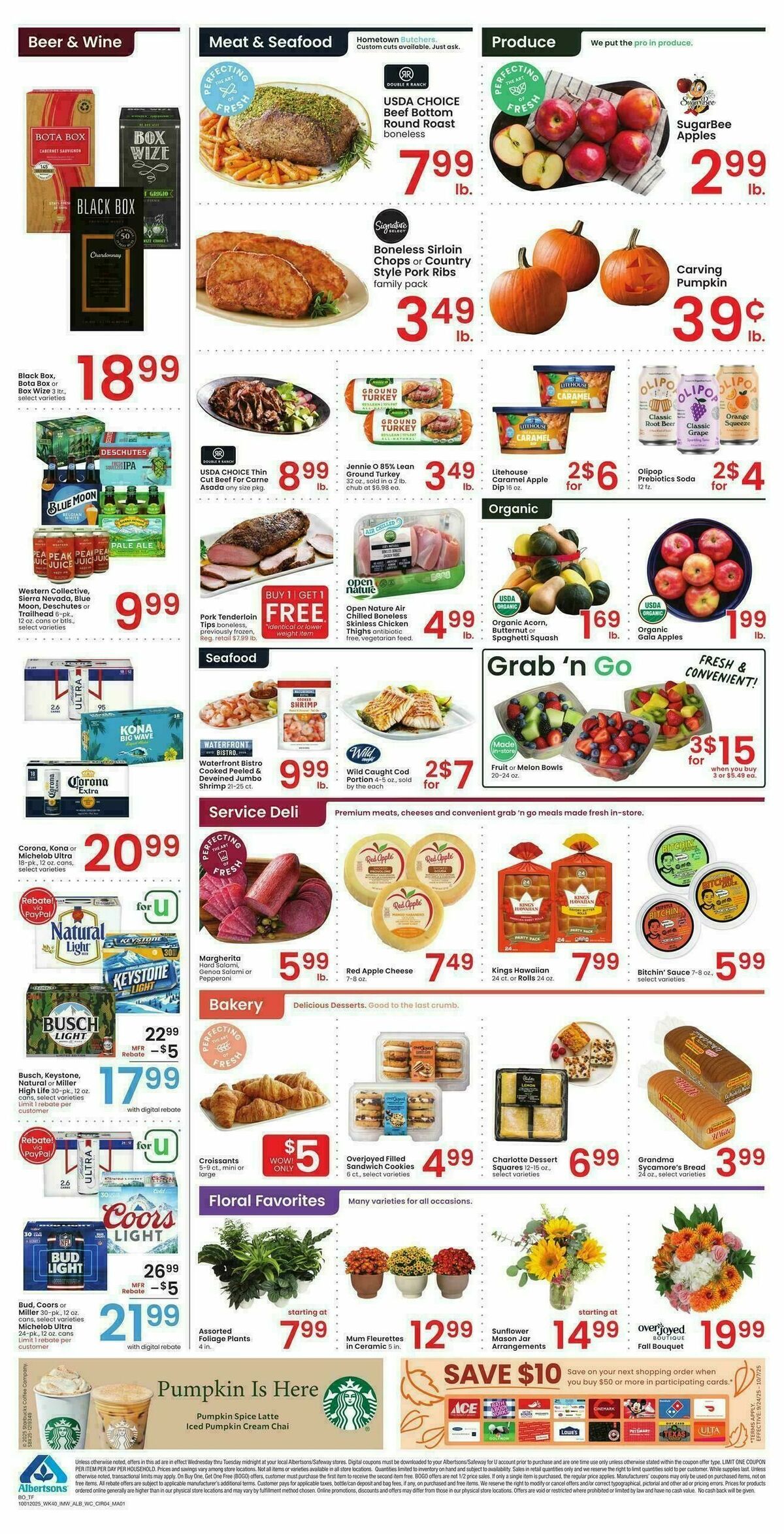 Albertsons Weekly Ad from October 1