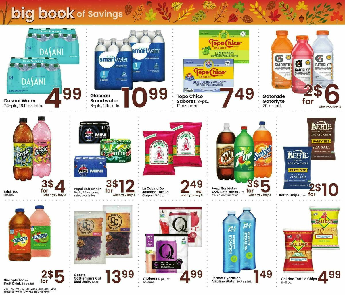 Albertsons Big Book of Savings Weekly Ad from September 30