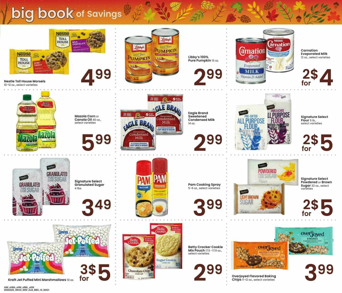 Albertsons Big Book of Savings Weekly Ad from September 30
