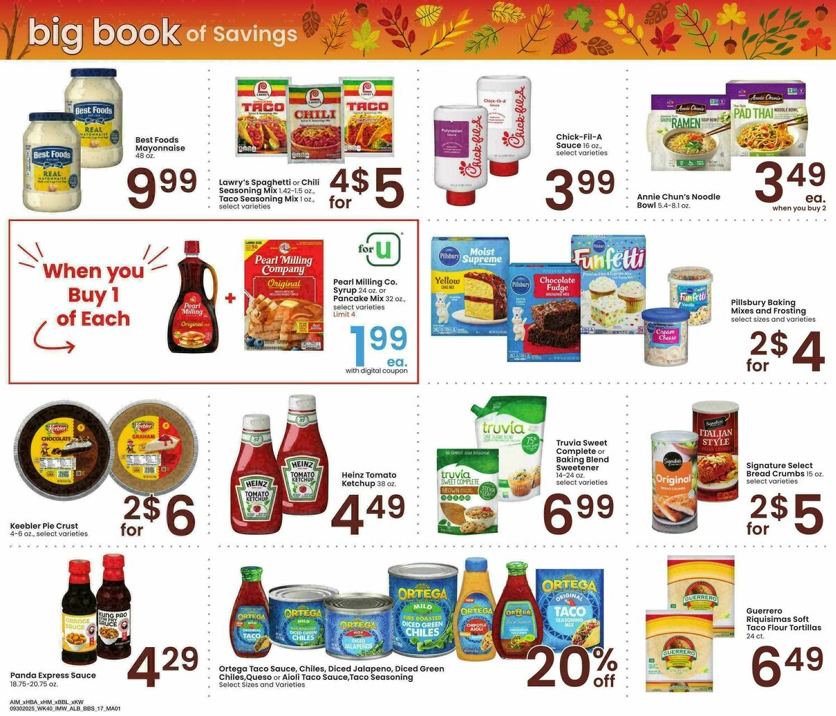 Albertsons Big Book of Savings Weekly Ad from September 30