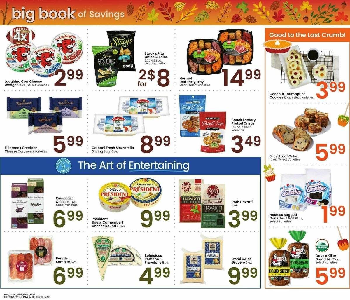 Albertsons Big Book of Savings Weekly Ad from September 30