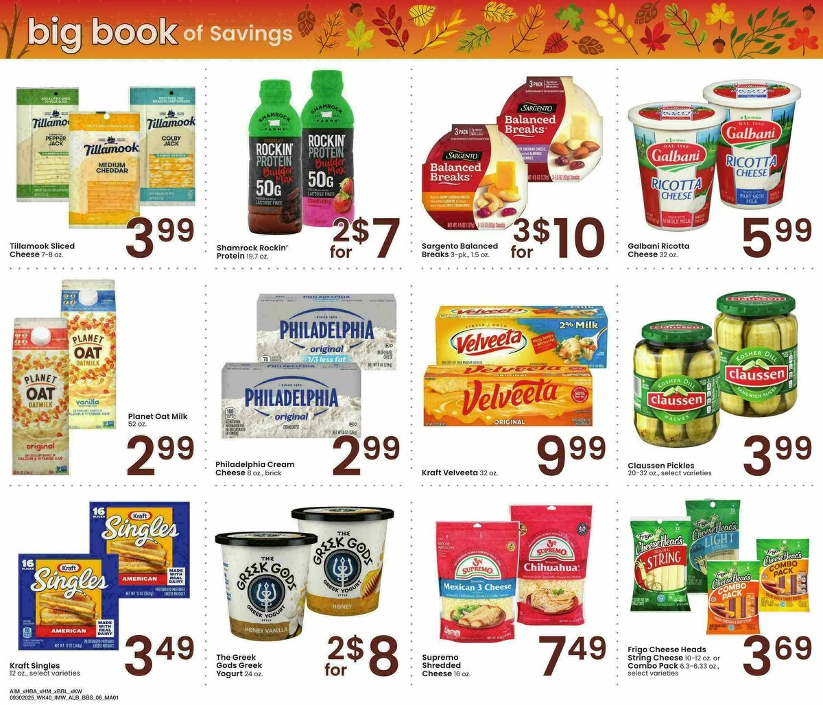 Albertsons Big Book of Savings Weekly Ad from September 30