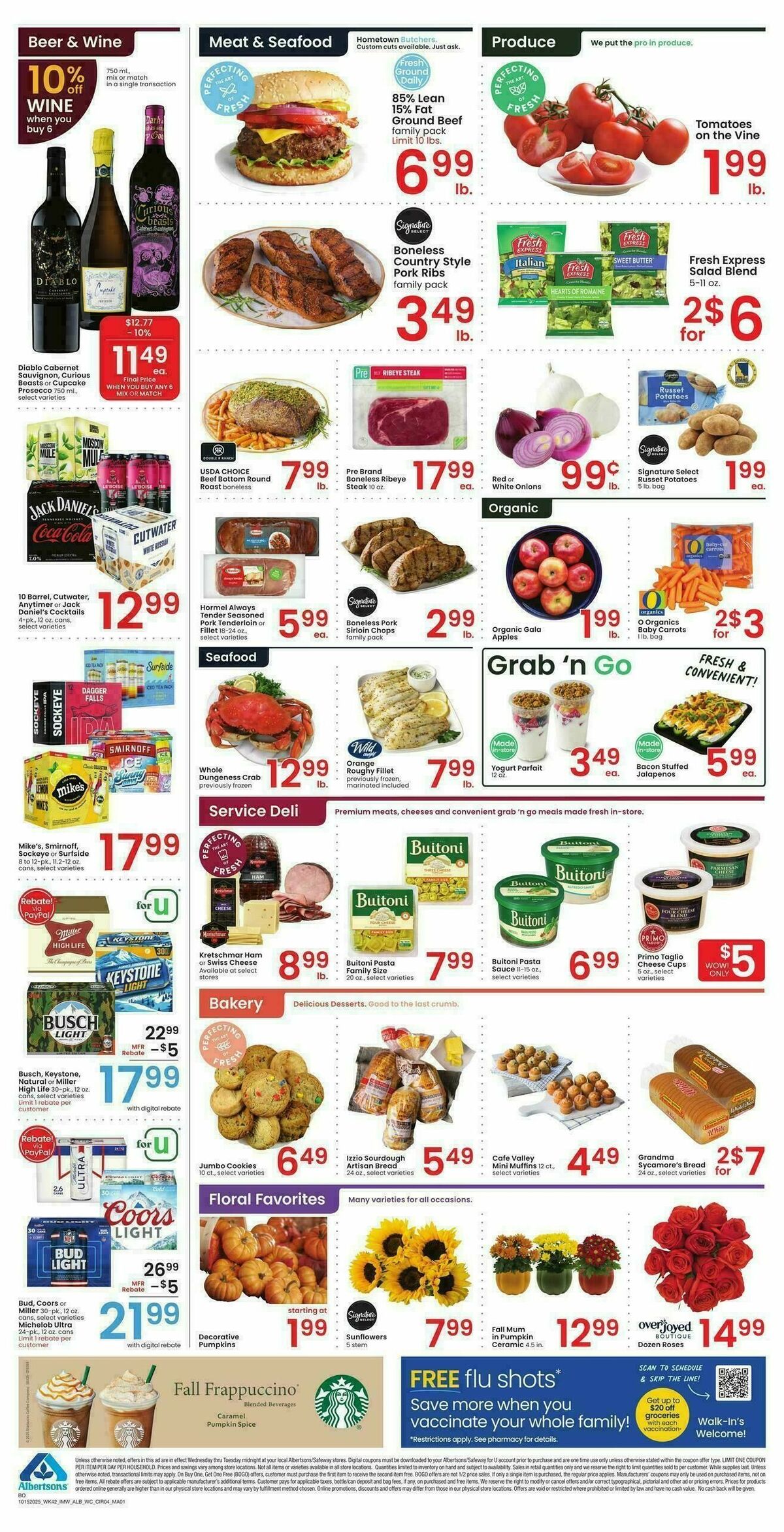 Albertsons Weekly Ad from October 15