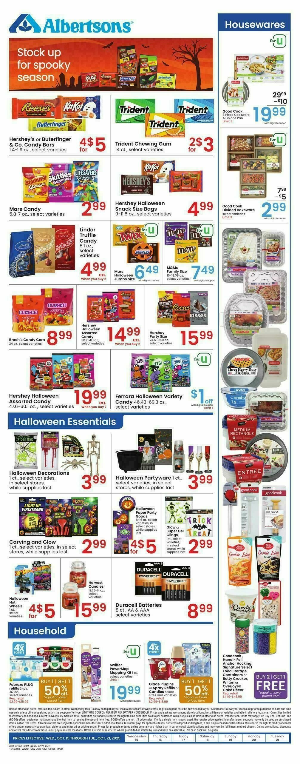 Albertsons Weekly Ad from October 15