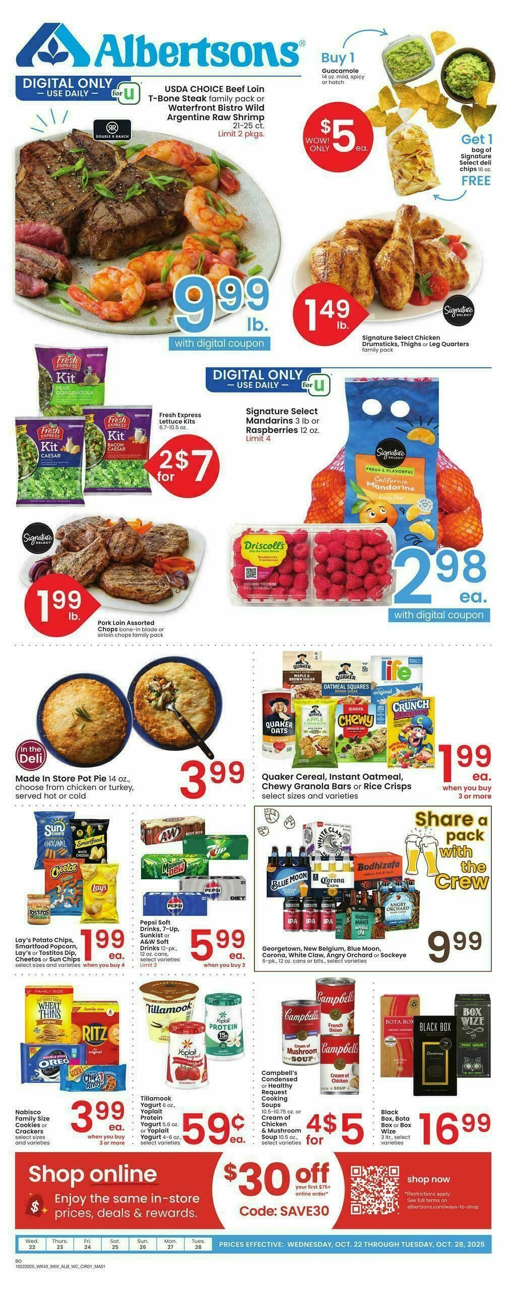 Albertsons Weekly Ad from October 22