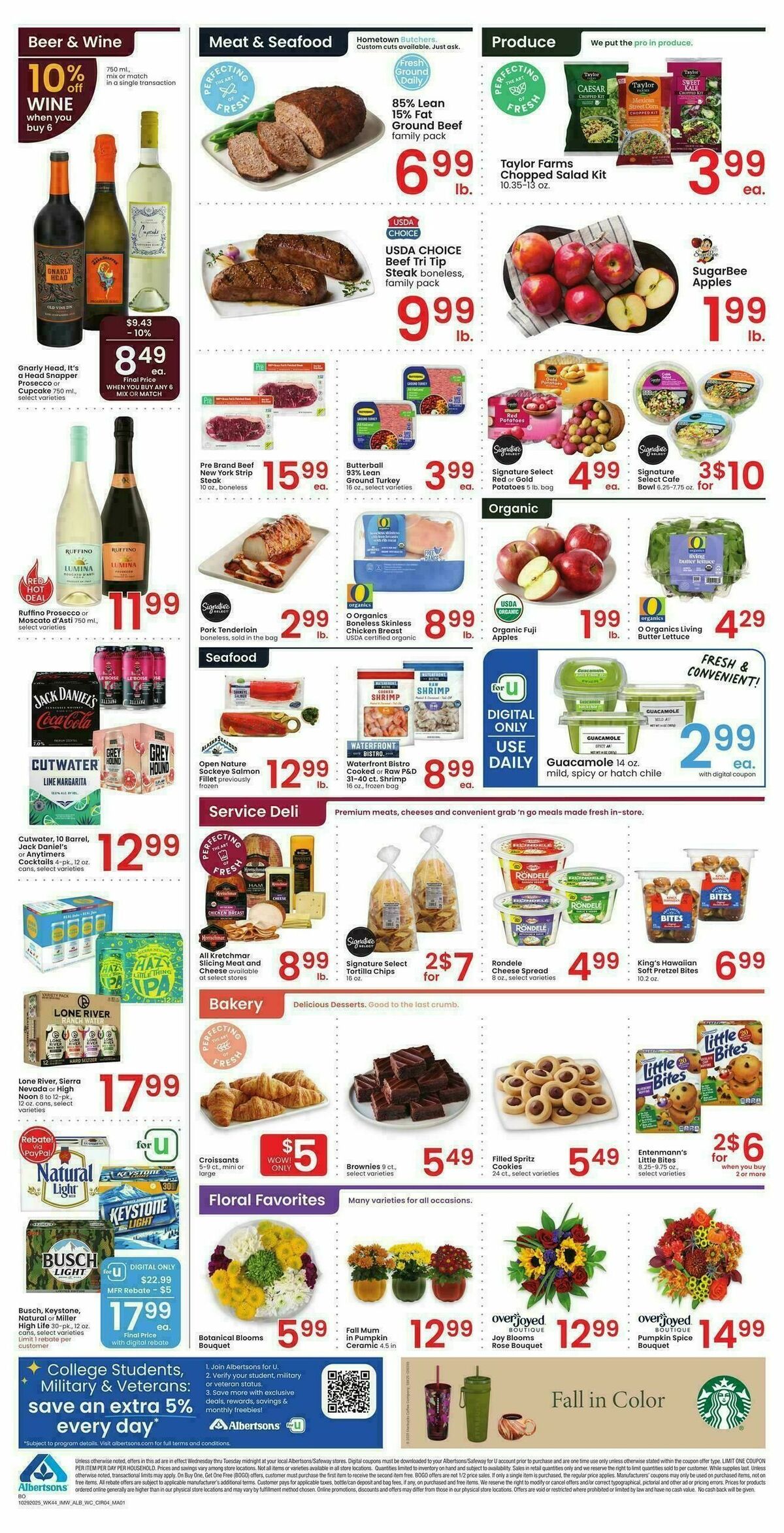 Albertsons Weekly Ad from October 29