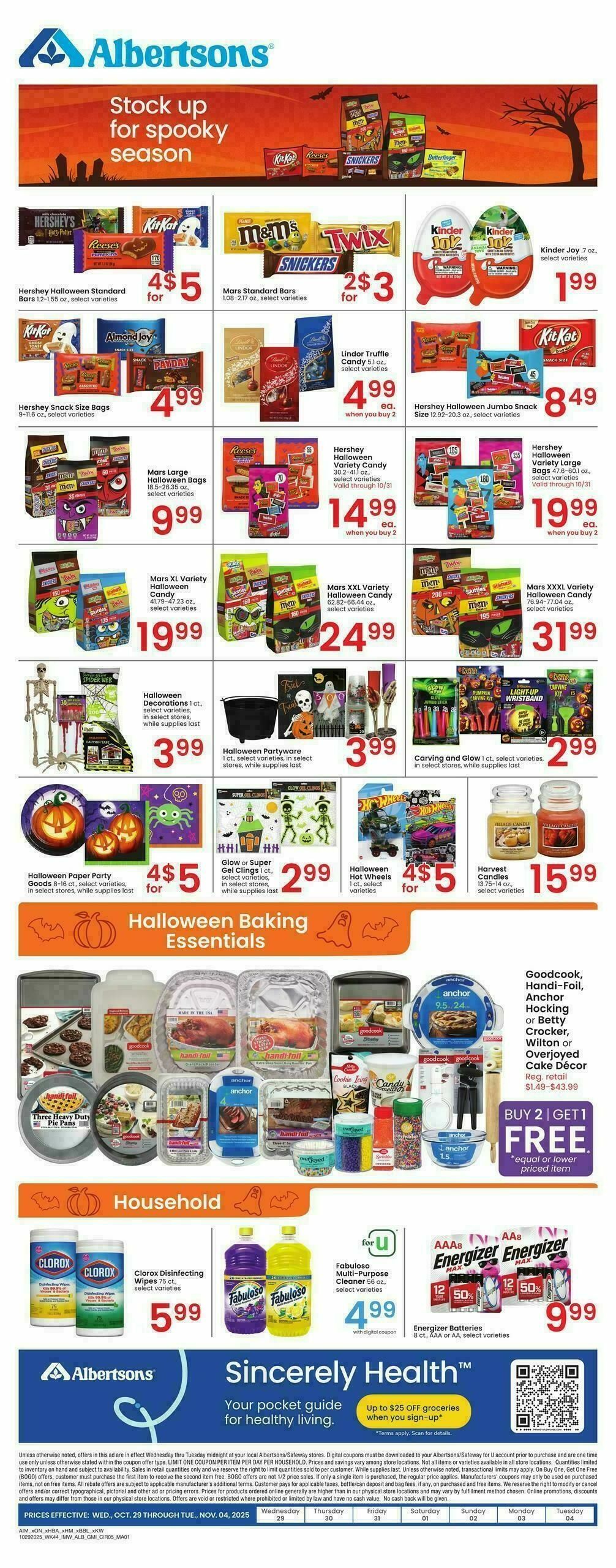 Albertsons Weekly Ad from October 29