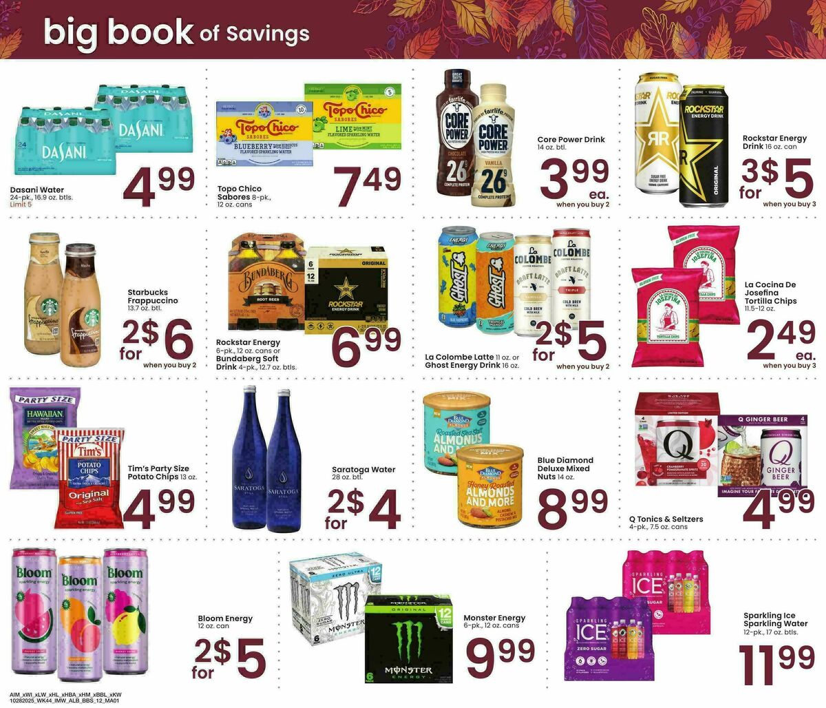 Albertsons Big Book of Savings Weekly Ad from October 28