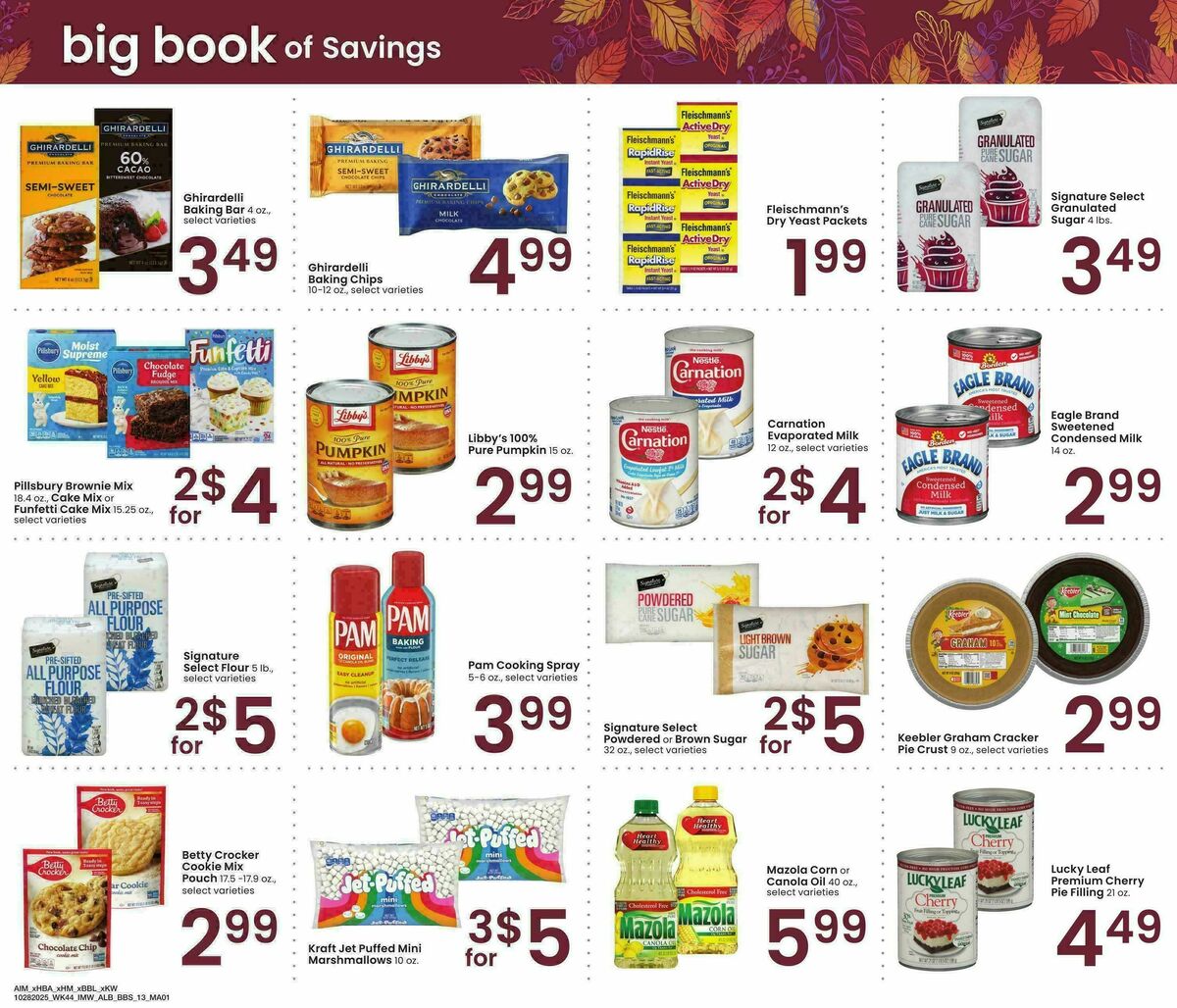 Albertsons Big Book of Savings Weekly Ad from October 28