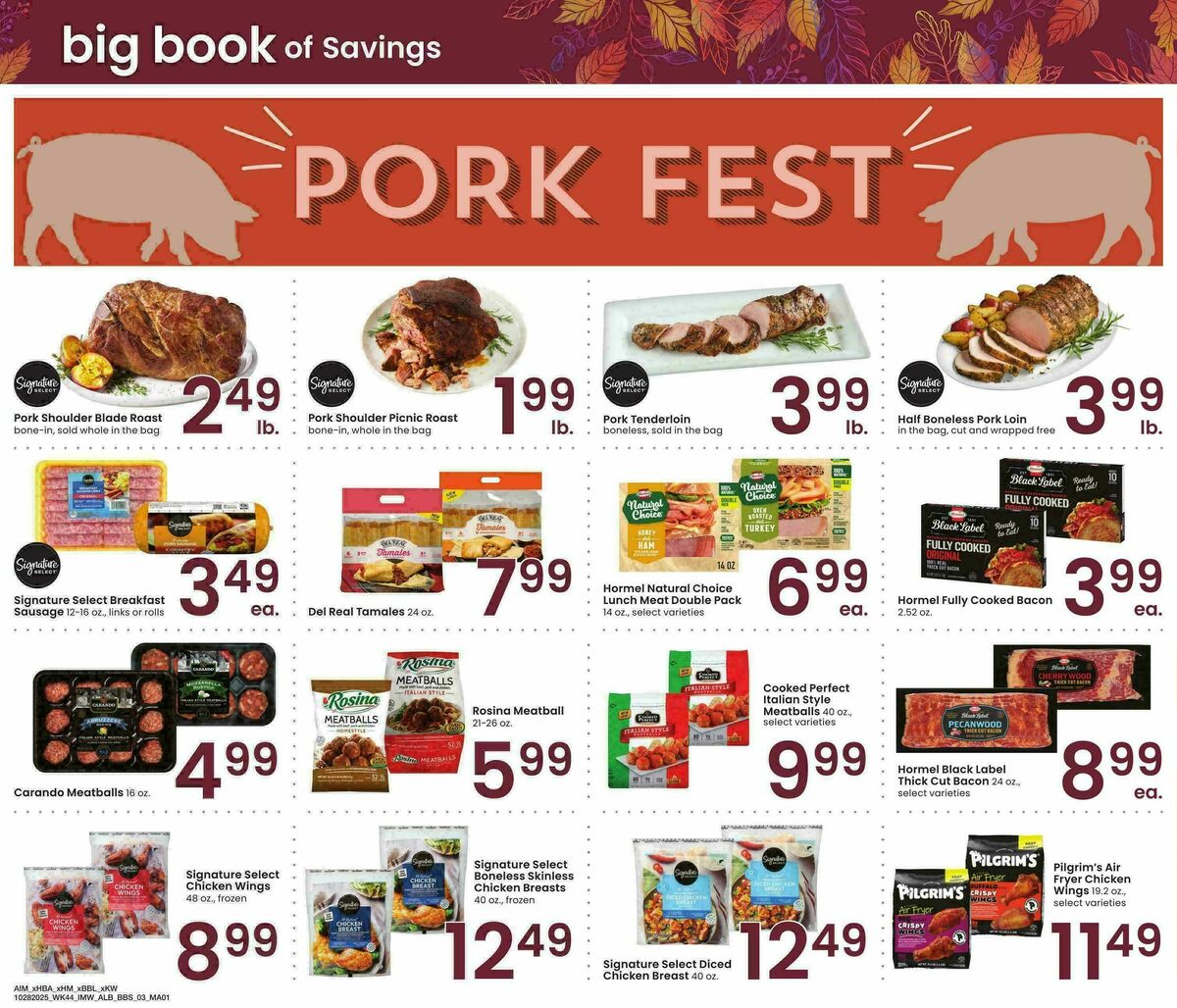 Albertsons Big Book of Savings Weekly Ad from October 28