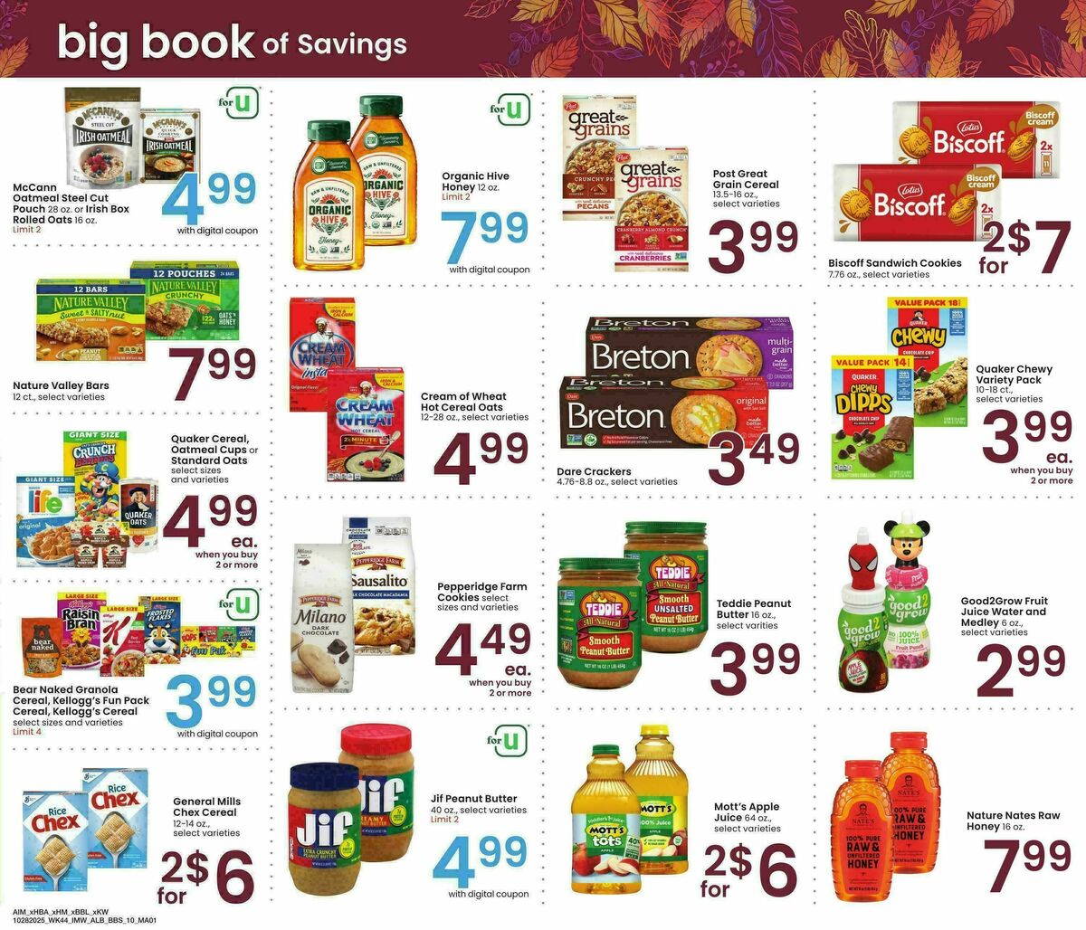 Albertsons Big Book of Savings Weekly Ad from October 28