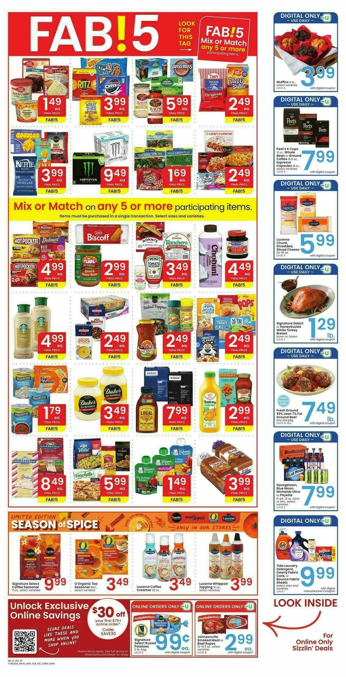 Albertsons Weekly Ad from November 5