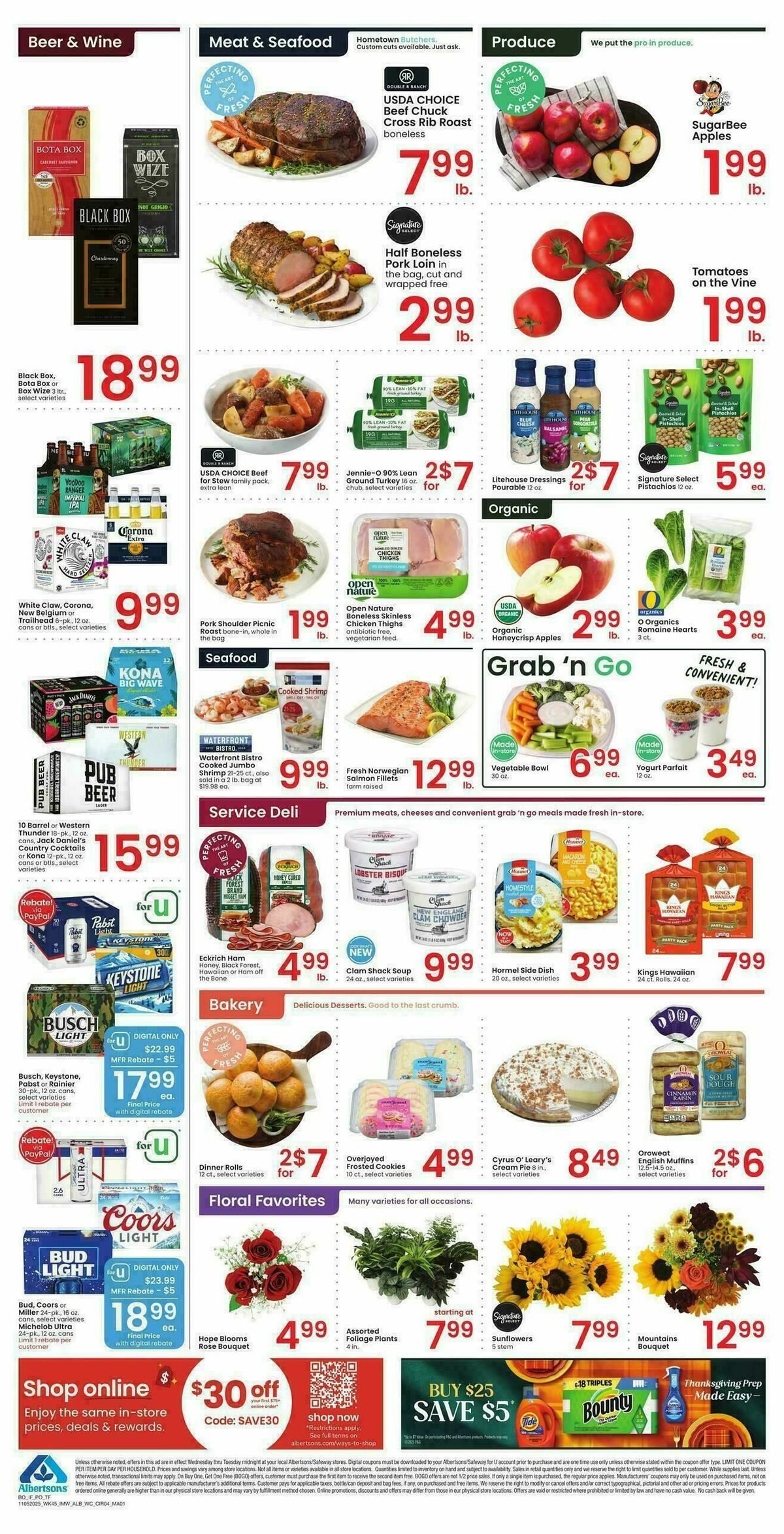 Albertsons Weekly Ad from November 5