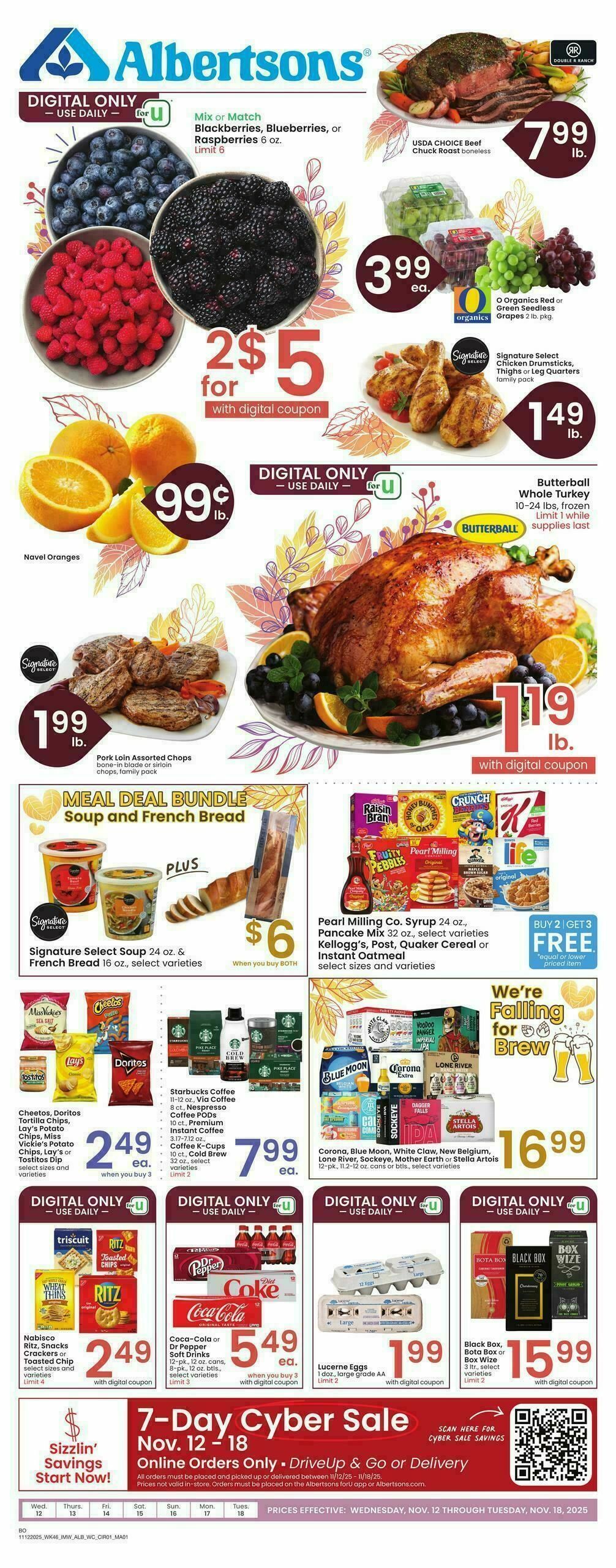 Albertsons Weekly Ad from November 12