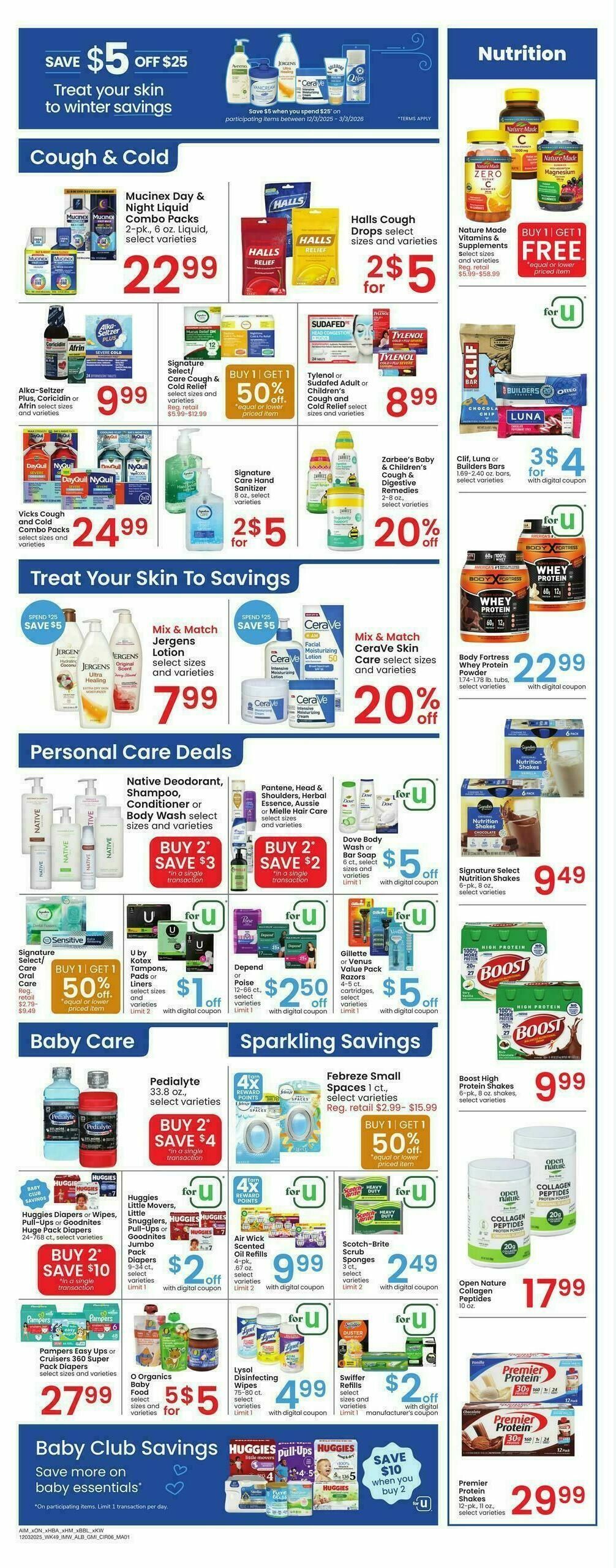 Albertsons Weekly Ad from December 3