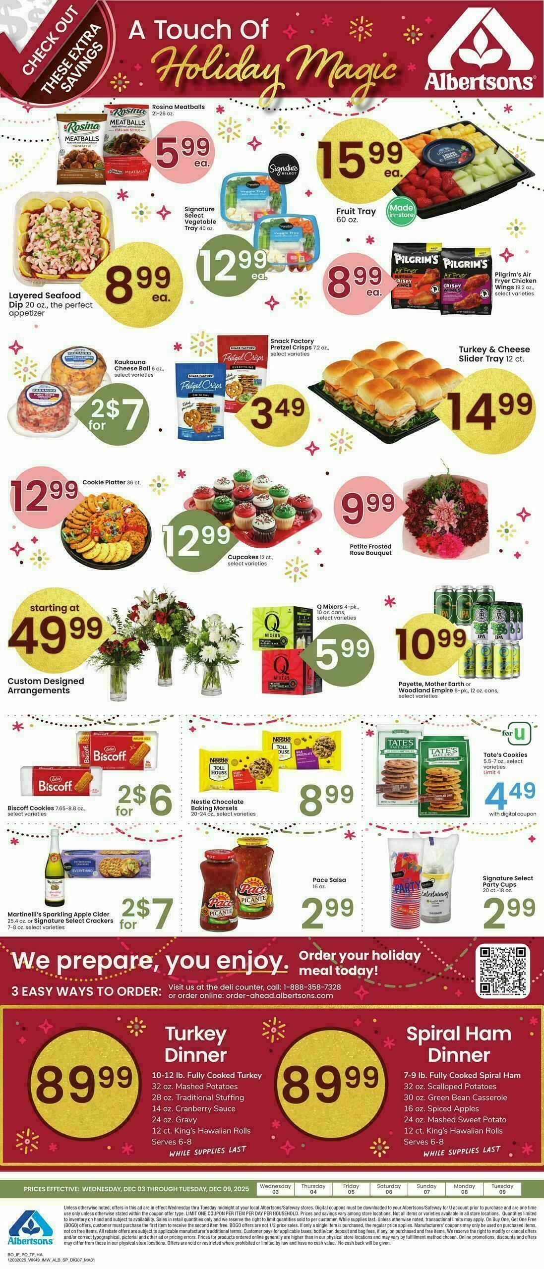 Albertsons Bonus Online Savings Weekly Ad from December 3