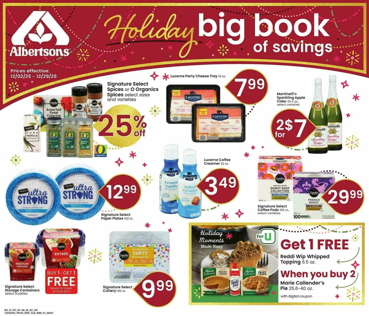 Albertsons Big Book of Savings Weekly Ad from December 2
