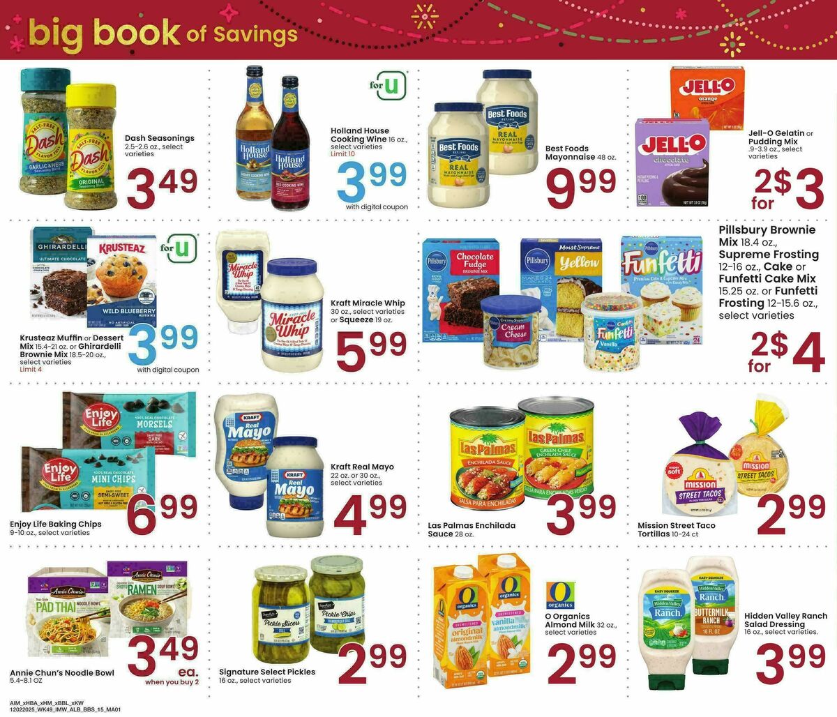 Albertsons Big Book of Savings Weekly Ad from December 2