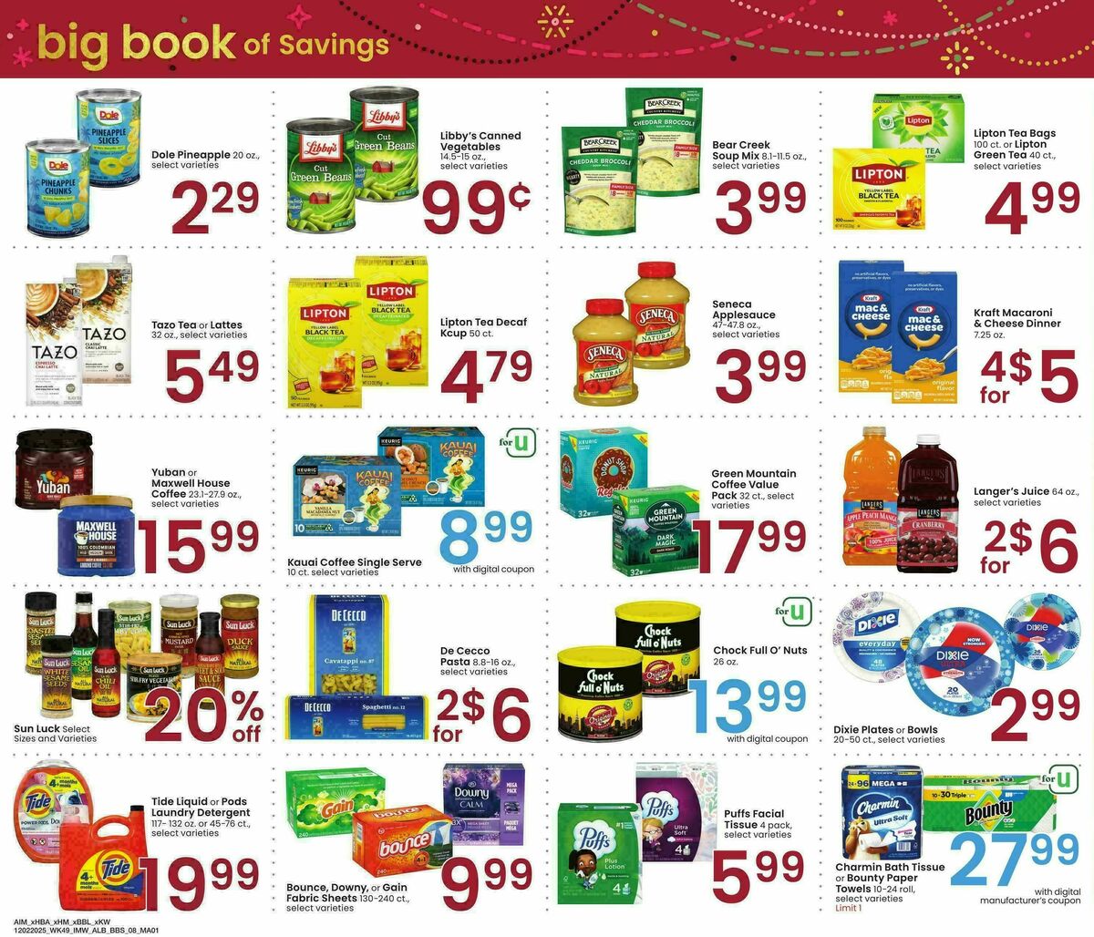 Albertsons Big Book of Savings Weekly Ad from December 2