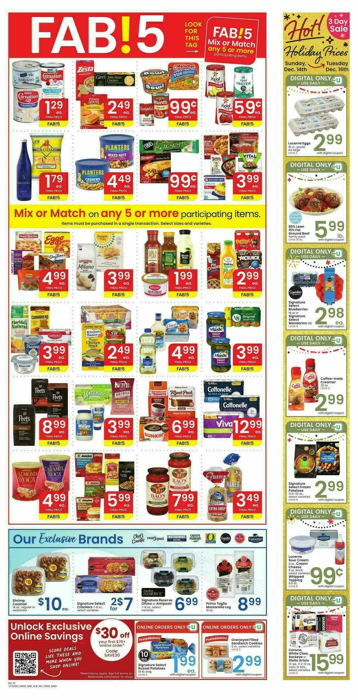 Albertsons Weekly Ad from December 10
