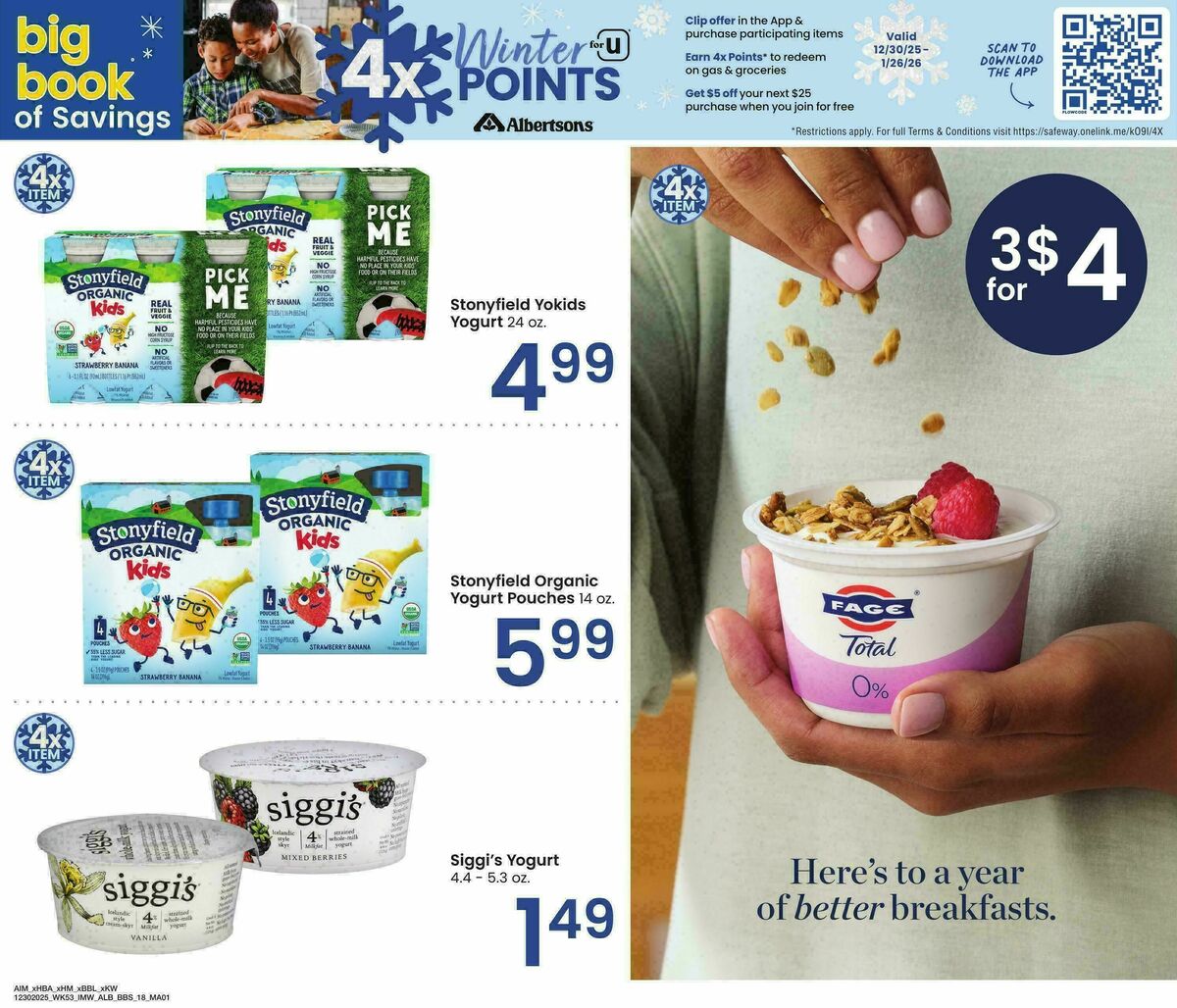 Albertsons Big Book of Savings Weekly Ad from December 30