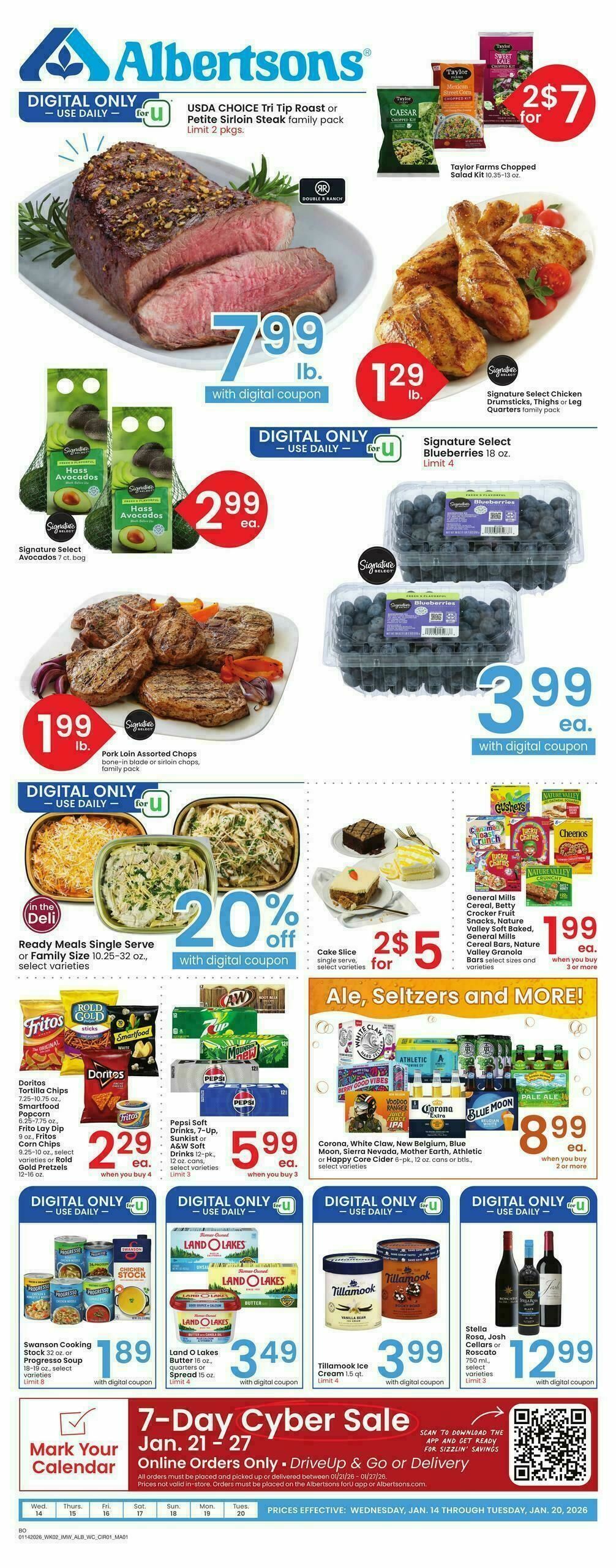 Albertsons Weekly Ad from January 14