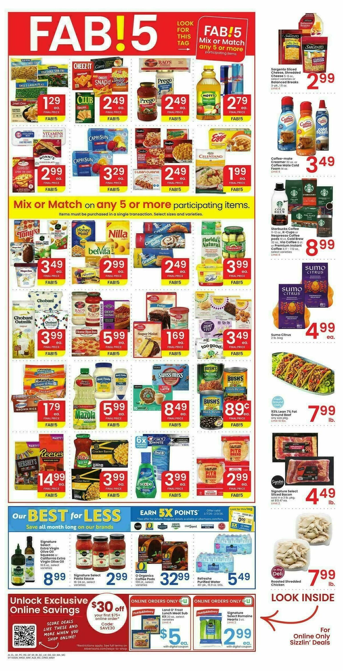 Albertsons Weekly Ad from January 14
