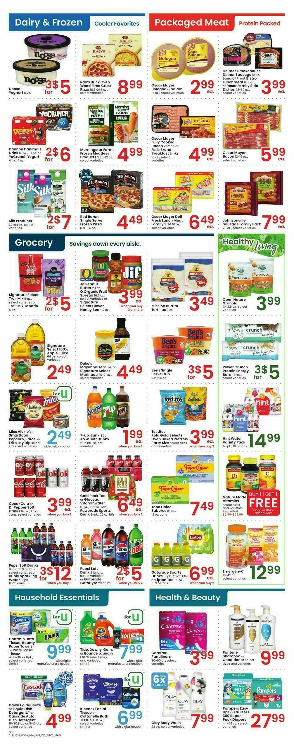 Albertsons Weekly Ad from January 21