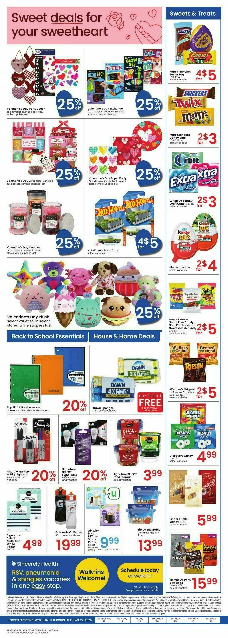 Albertsons Weekly Ad from January 21