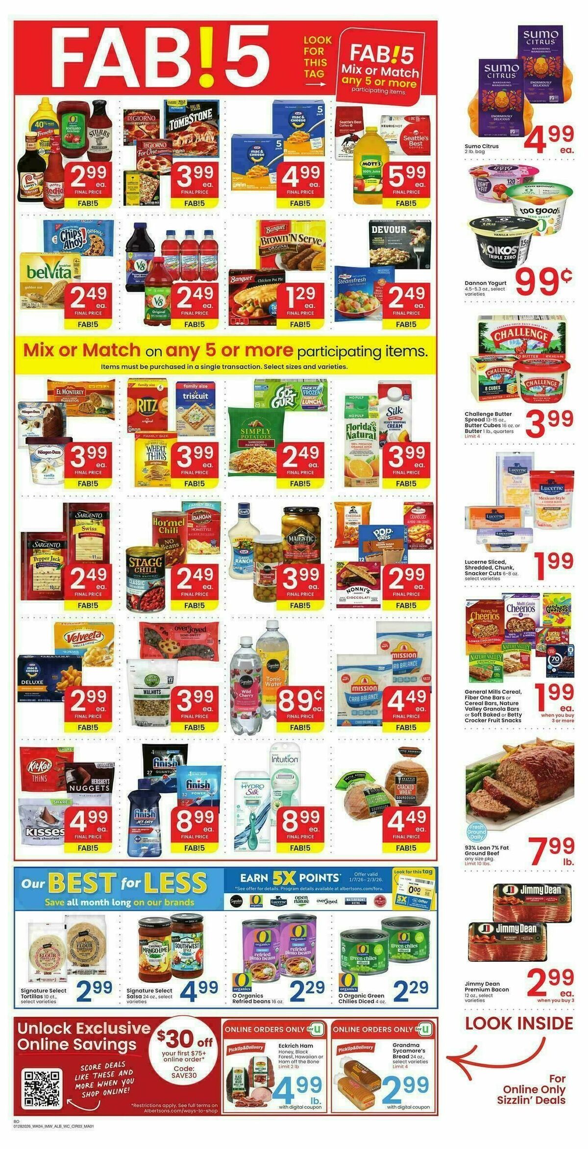 Albertsons Weekly Ad from January 28