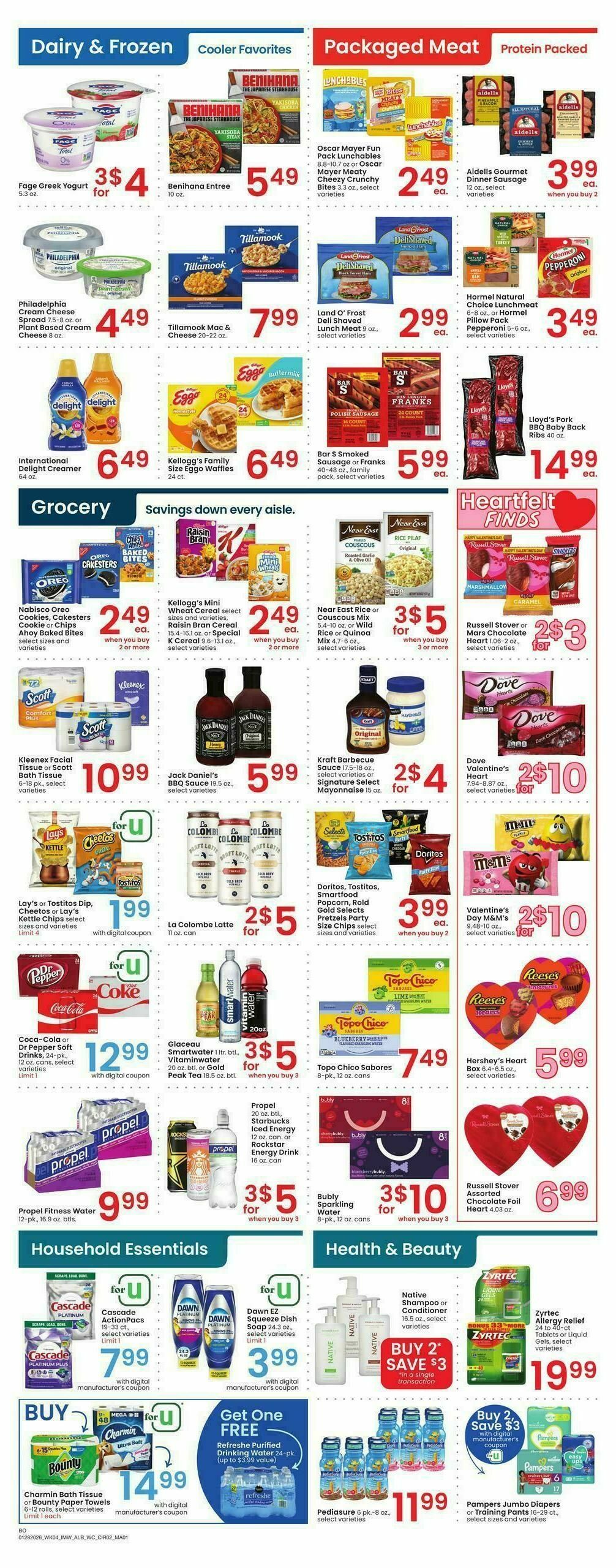Albertsons Weekly Ad from January 28