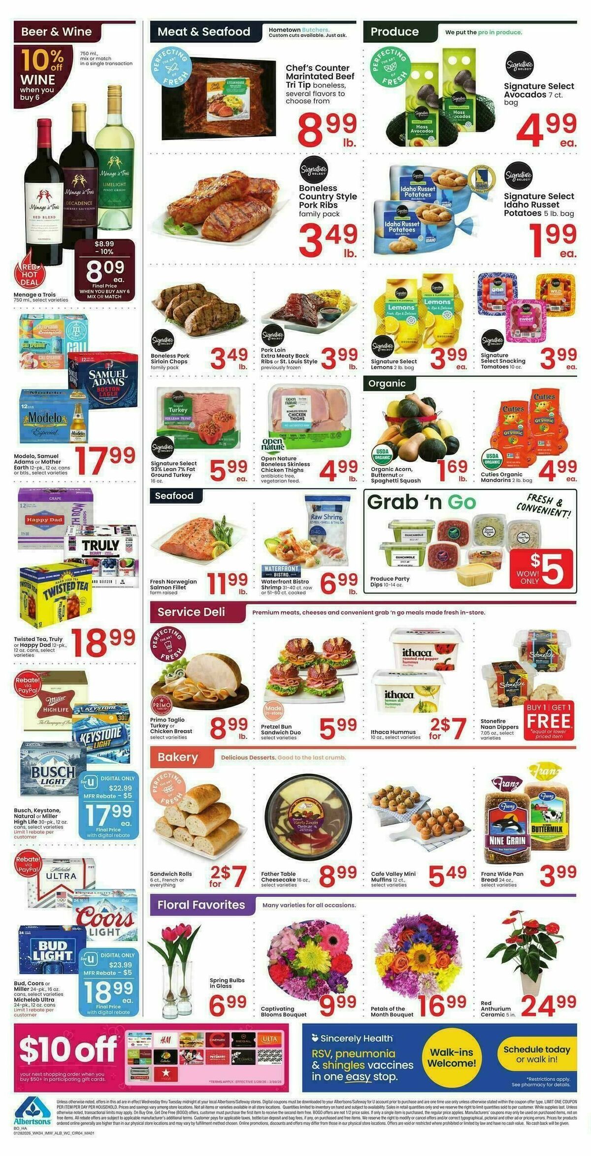 Albertsons Weekly Ad from January 28