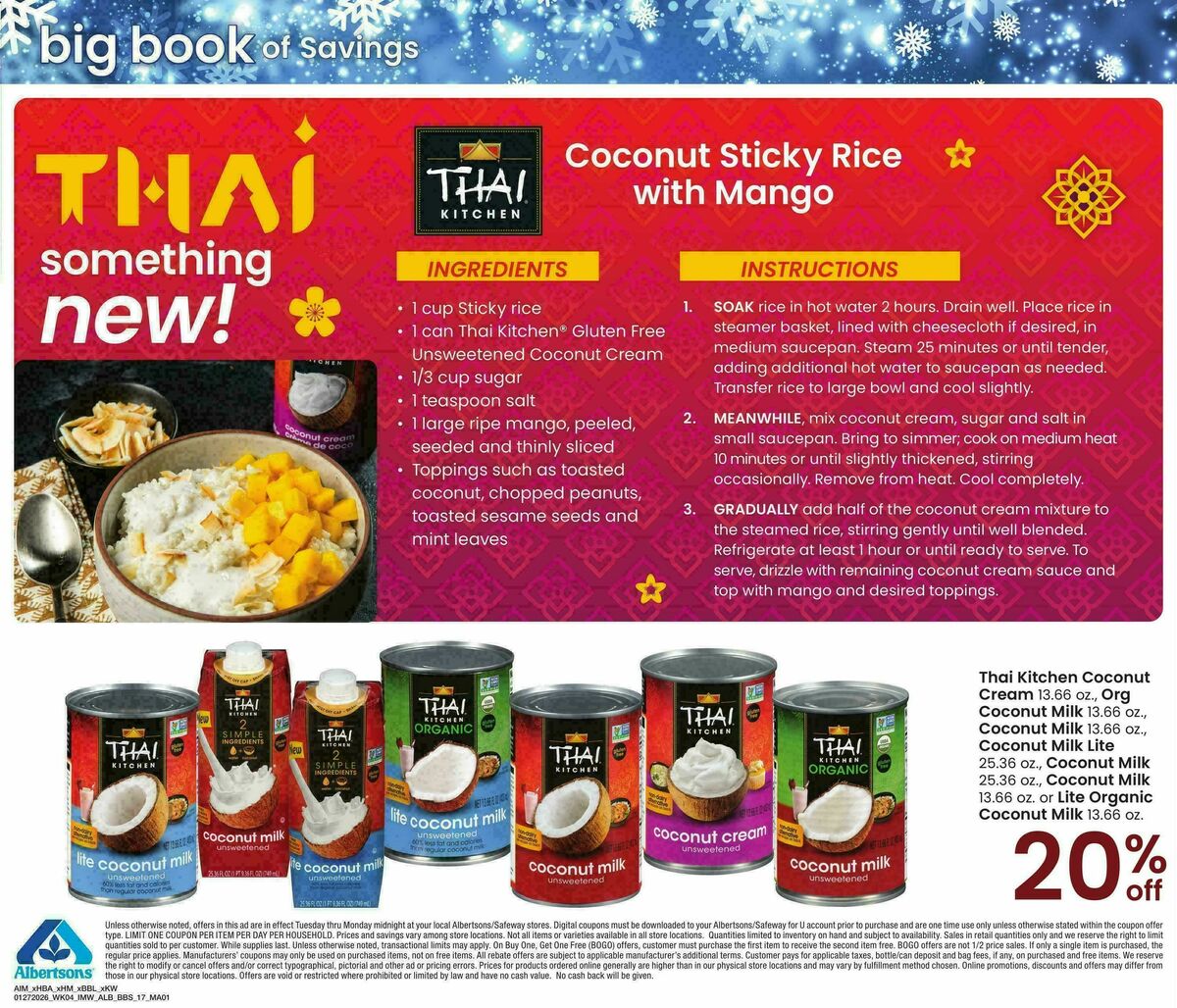 Albertsons Big Book of Savings Weekly Ad from January 27