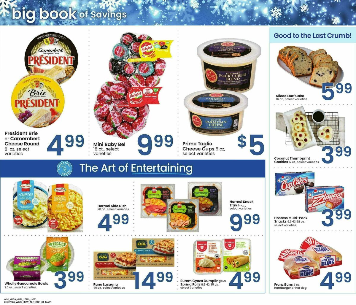 Albertsons Big Book of Savings Weekly Ad from January 27