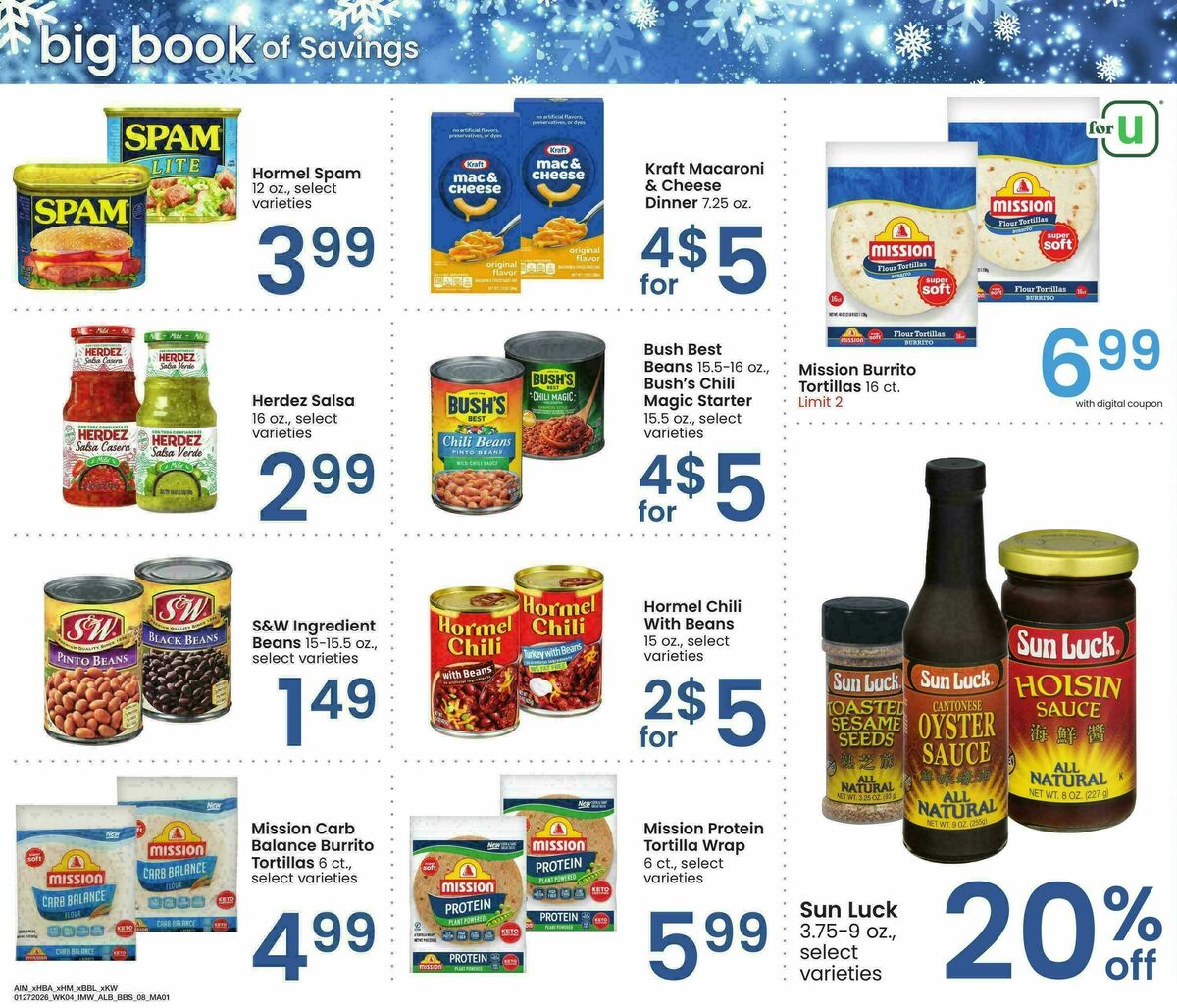 Albertsons Big Book of Savings Weekly Ad from January 27