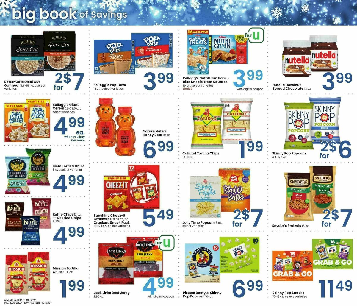 Albertsons Big Book of Savings Weekly Ad from January 27