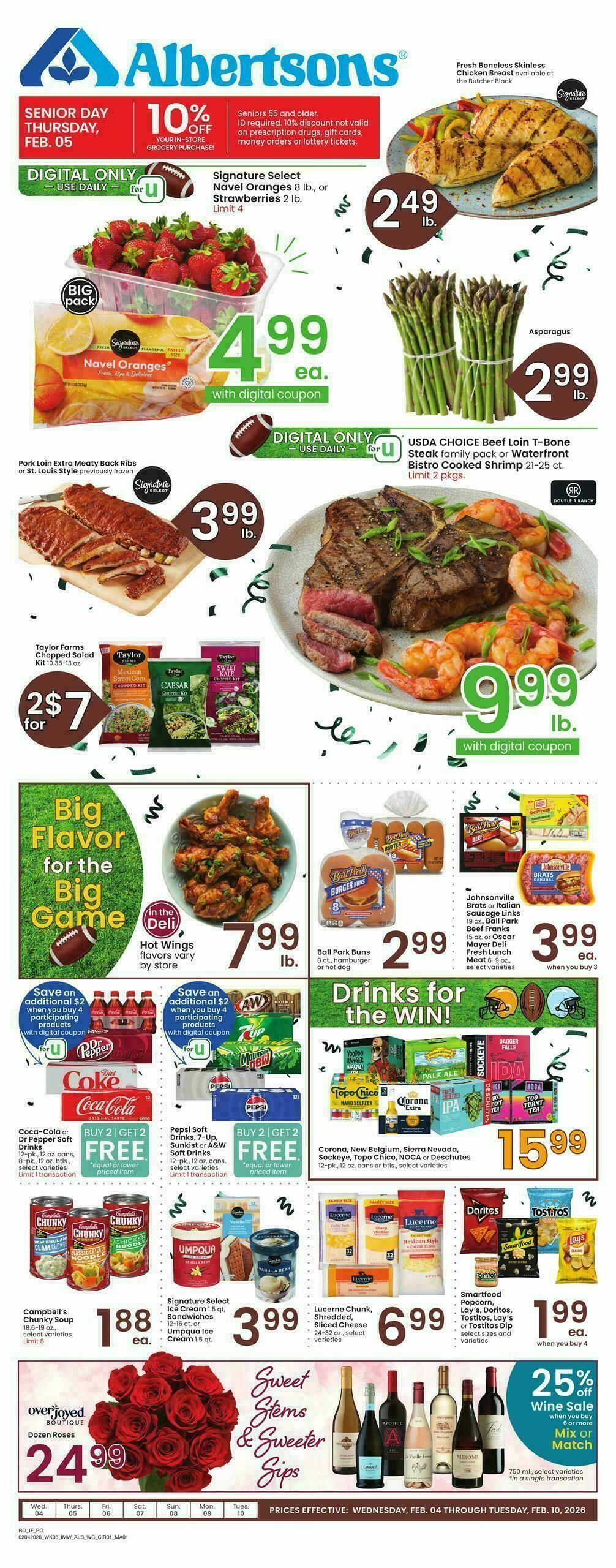 Albertsons Weekly Ad from February 4