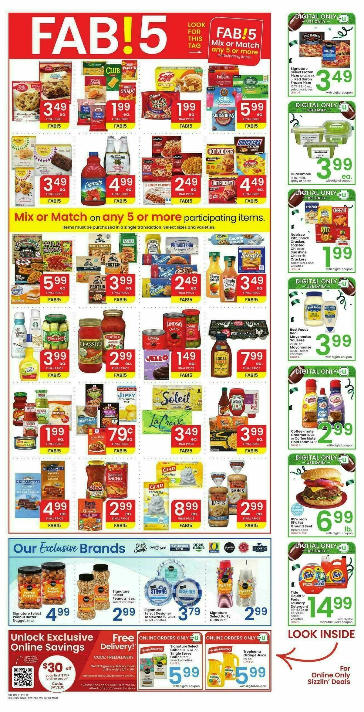 Albertsons Weekly Ad from February 4