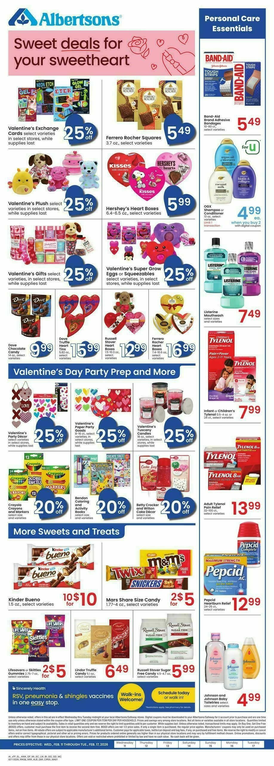 Albertsons Weekly Ad from February 11