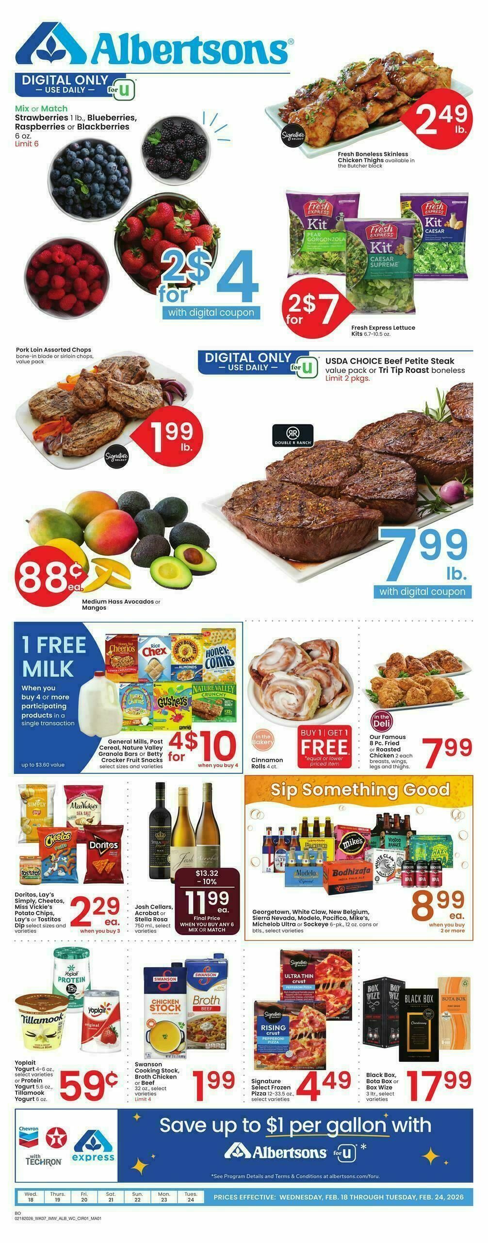 Albertsons Weekly Ad from February 18