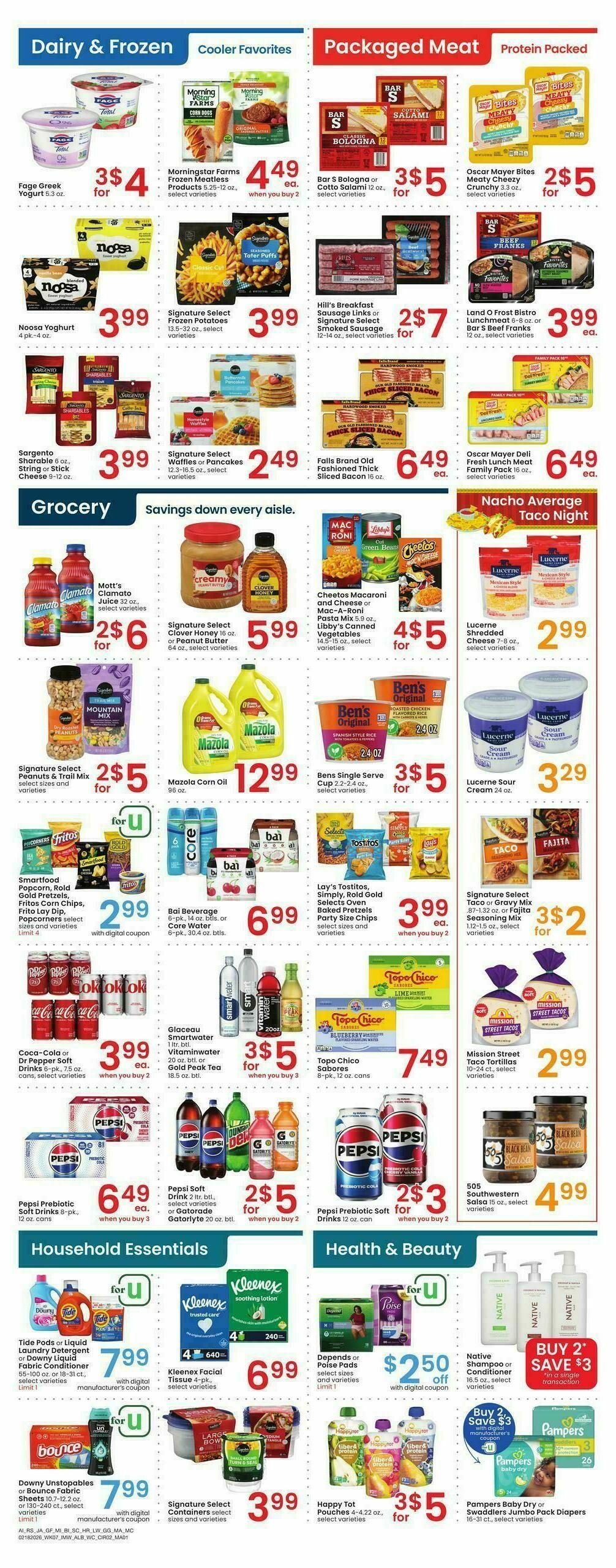 Albertsons Weekly Ad from February 18