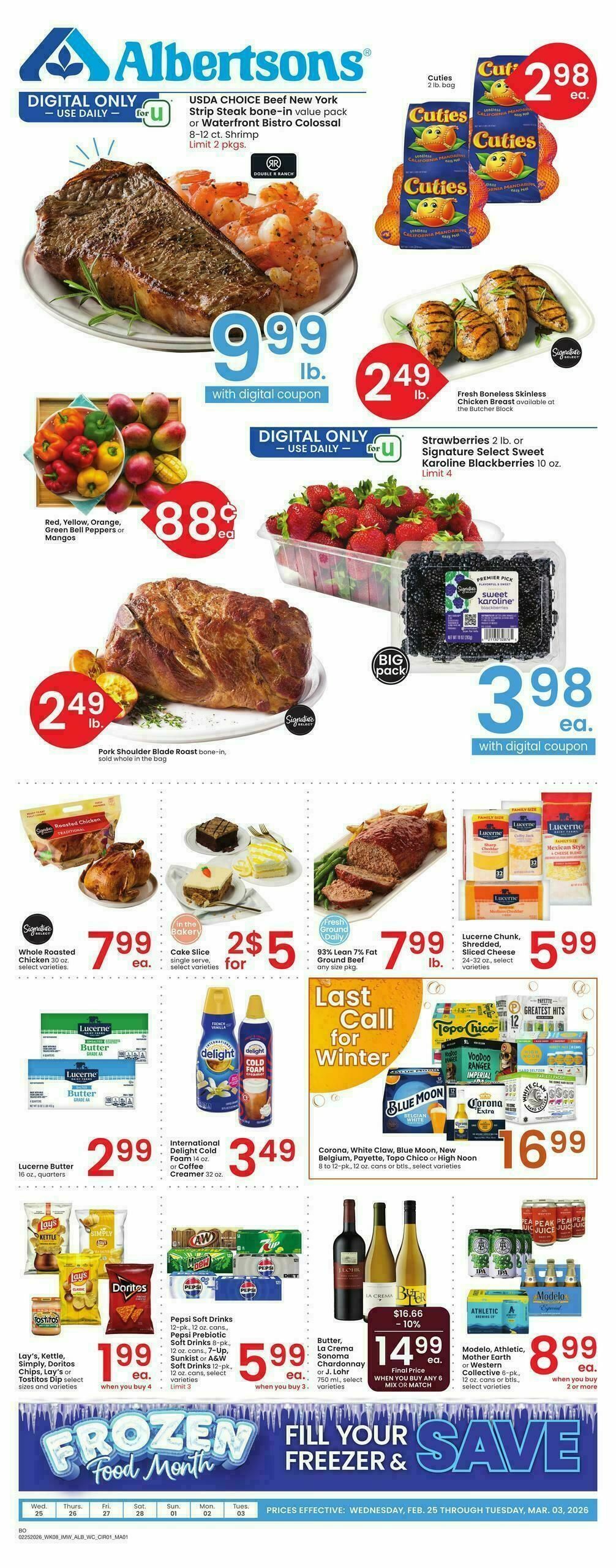 Albertsons Weekly Ad from February 25