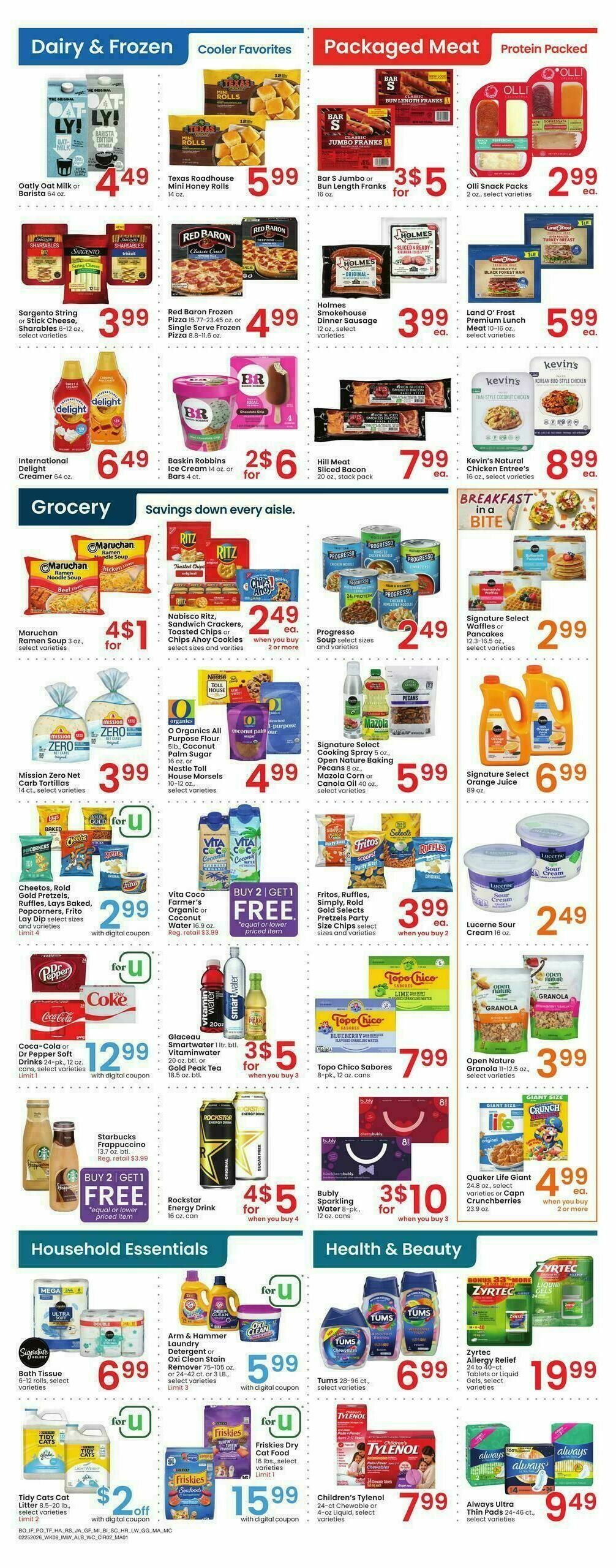 Albertsons Weekly Ad from February 25