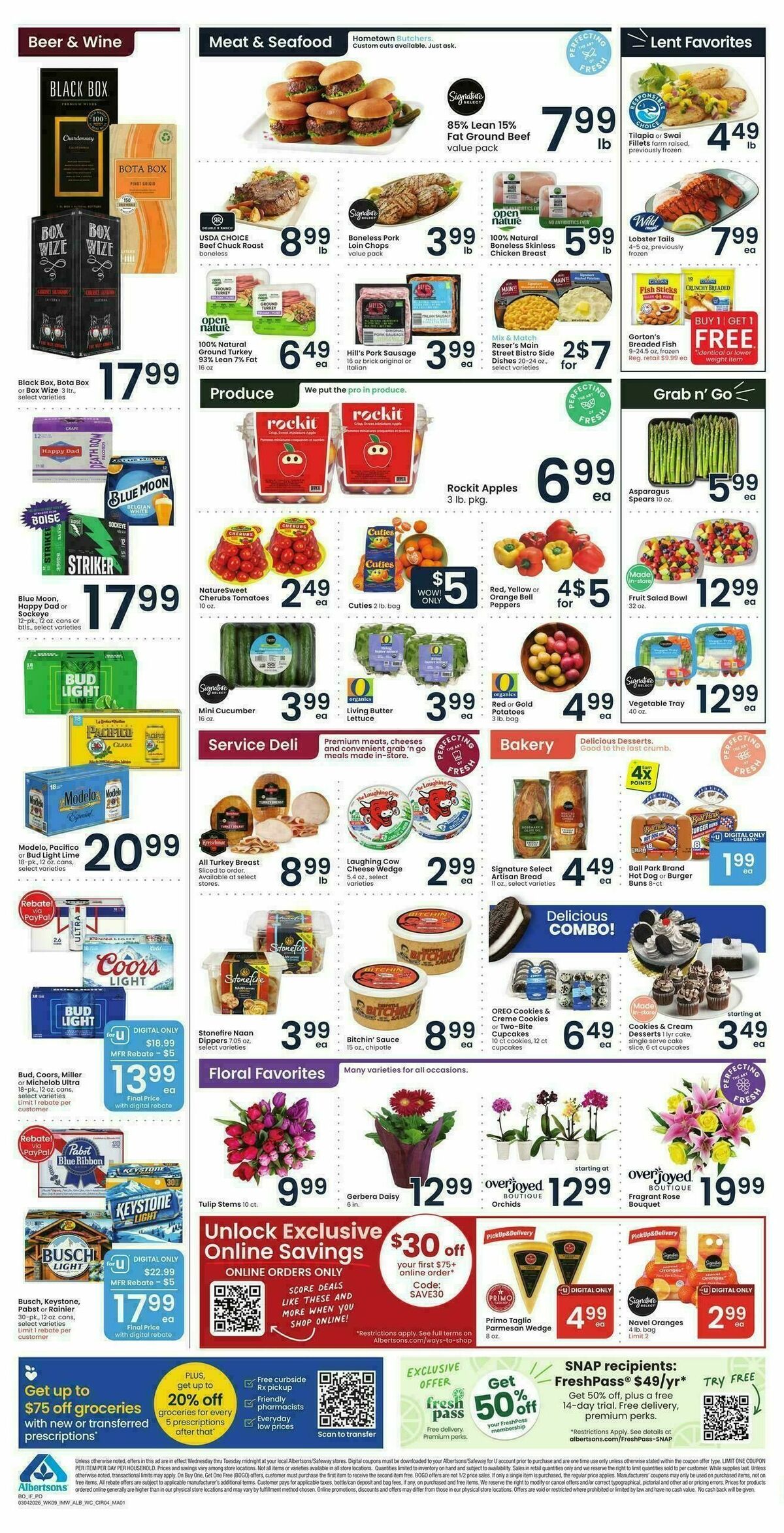 Albertsons Weekly Ad from March 4