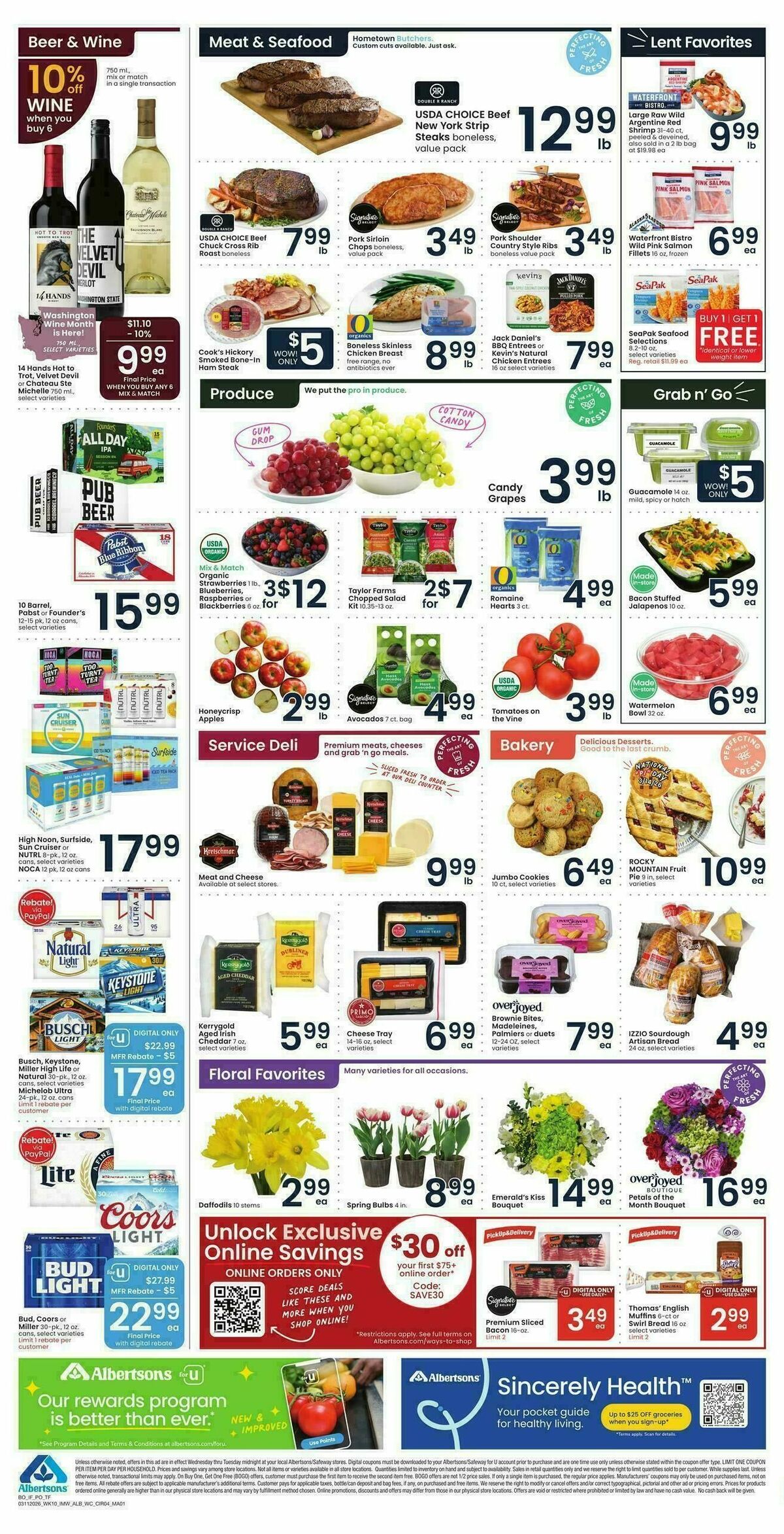 Albertsons Weekly Ad from March 11