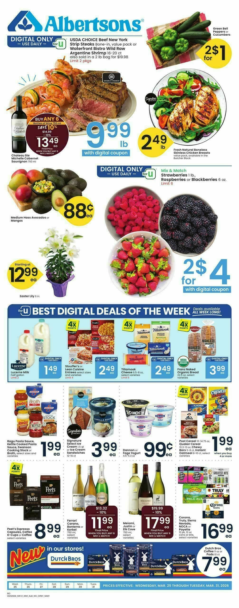 Albertsons Weekly Ad from March 25