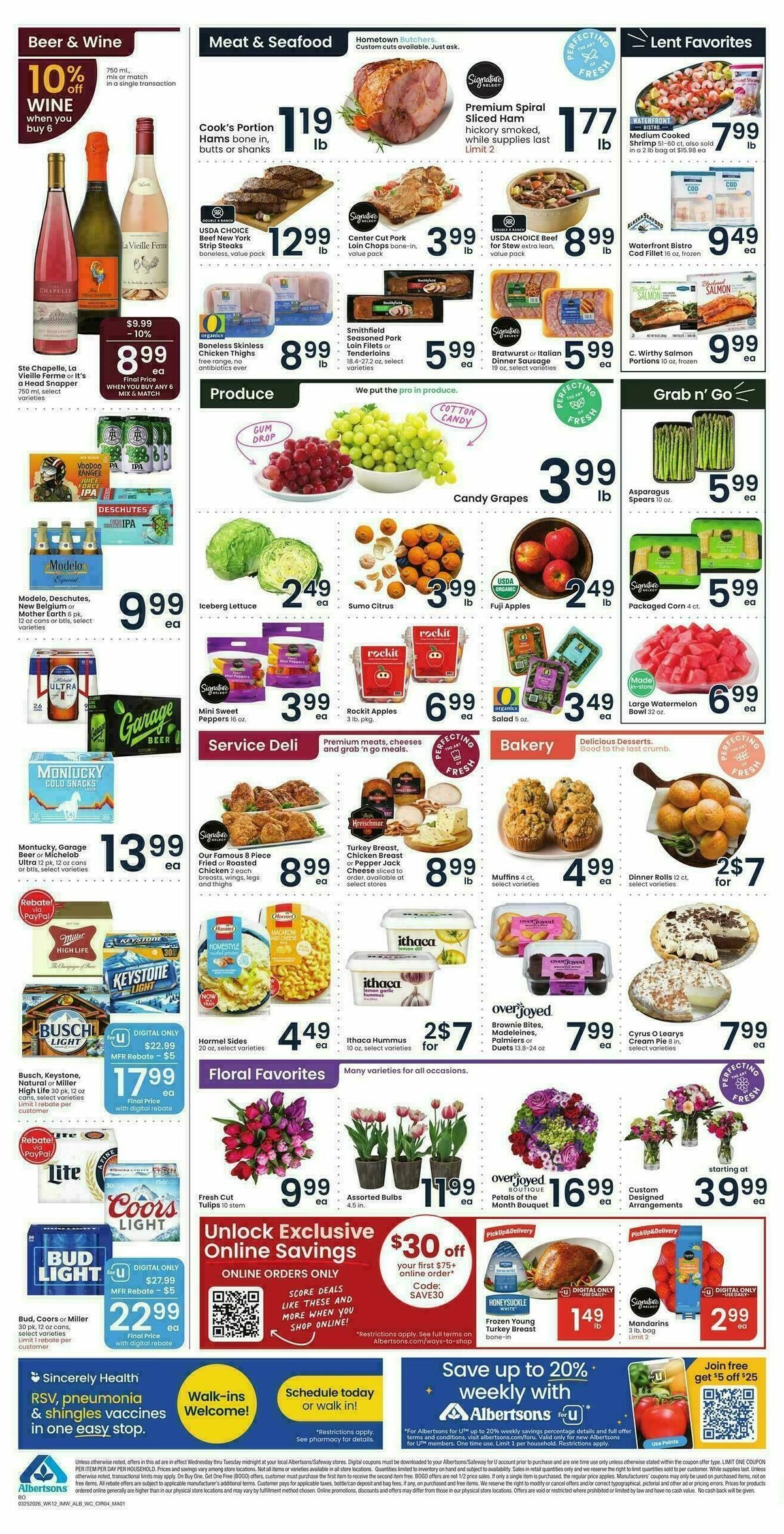 Albertsons Weekly Ad from March 25